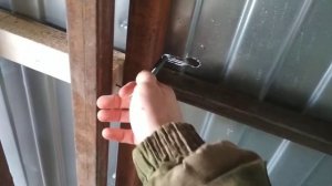 Двусторонняя задвижка на калитку