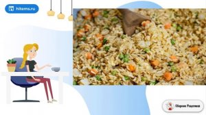 Коричневый рис с яйцом и овощами. Легкие рецепты