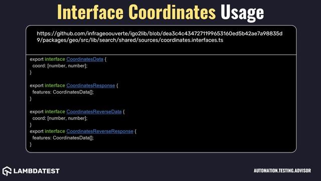 org openqa selenium interactions Interface Coordinates with example смотреть онлайн