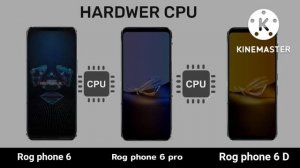 Asus rog phone 6 vs Asus Rog phone 6 pro vs Asus Rog phone 6D