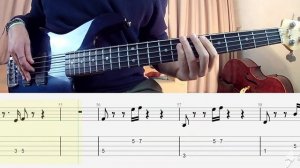Jamiroquai - Cloud 9 BASS COVER + PLAY ALONG TAB + SCORE