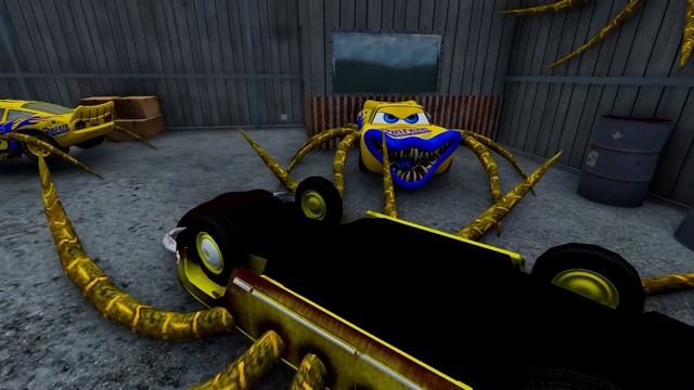 Epic Escape From the Lightning McQueen Eater, Car Eater, Bus Eater in BeamNG Drive Compilation #7 смотреть онлайн