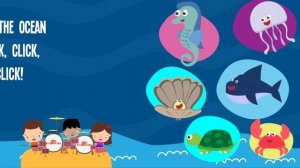 Animals In The Ocean Lyric Video - The Kiboomers Preschool Songs & Nursery Rhymes About the Ocean