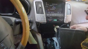 2009 LEXUS RX350 HOW TO REMOVE radio step by step easy removal