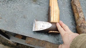 топор - колун самодельный