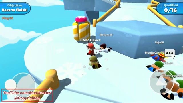 STUMBLE GUYS MOD APK 0.29 GET FREE GEMS  SKINSStumble Guys Mod 0.29  No Skin Disappearing