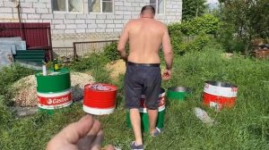 Самоделка из старых бочек. Сэкономили с кумом кучу денег и сделали мебель своими руками