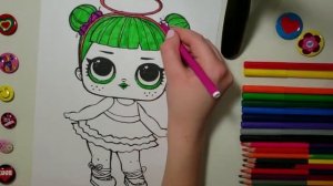 РИСУЕМ КУКЛУ ЛОЛ / КАК НАУЧИТЬСЯ РИСОВАТЬ / КУКЛЫ ЛОЛ / HOW TO DRAW a LOL SURPRISE DOLL 2