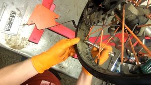 Ремонт питбайка / замена спиц / ремонт колеса / ремонт проводки / kayo 125 basic / Enduro Novochek