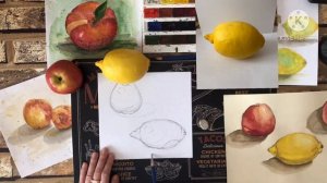 «Этюд овощей и фруктов»