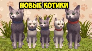 Симулятор КОТА и КОШКИ #17 Мышиная охота и новые котики  в СИМЕ cat sim