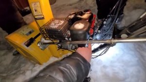 КАК ЗАПУСТИТЬ СНЕГОУБОРОЧНУЮ МАШИНУ