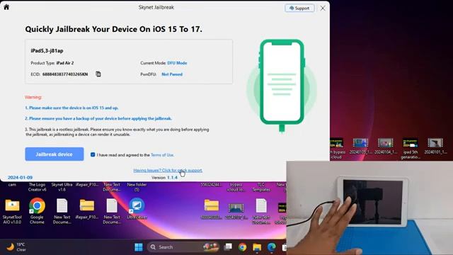 All ipad Air 2 Bypass icloud activation lock remove service iOS 17.2 Bypass A1566 iOS1 5.8 Bypass