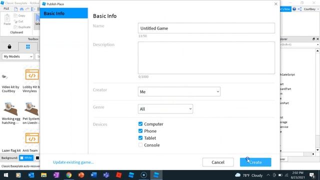 How to make a story game lobby in roblox studio смотреть онлайн