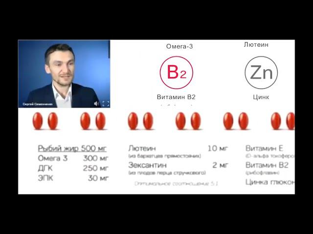 Визи прайм   острота зрения С Семенченко #зрение #coralclub #ВизиПрайм
