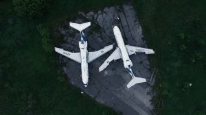 Аэропорт Быково. Заброшенные самолеты.