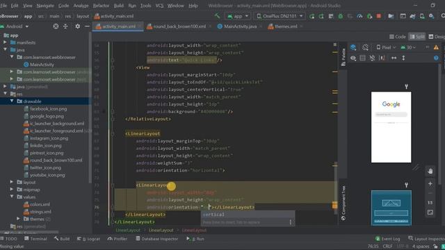 How to create your own Web Browser using (Android Studio + Java) - Part - 1 смотреть онлайн