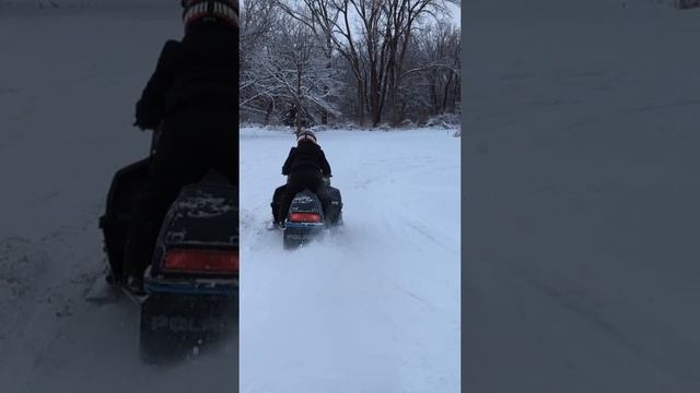 12 yr old daughter enjoying the snow