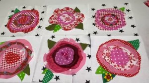 ОЧЕНЬ КРАСИВО И НЕСЛОЖНО ФРАНЦУЗСКАЯ РОЗА ЛОСКУТНОЕ ШИТЬЁ Мастер класс Гелла Чара