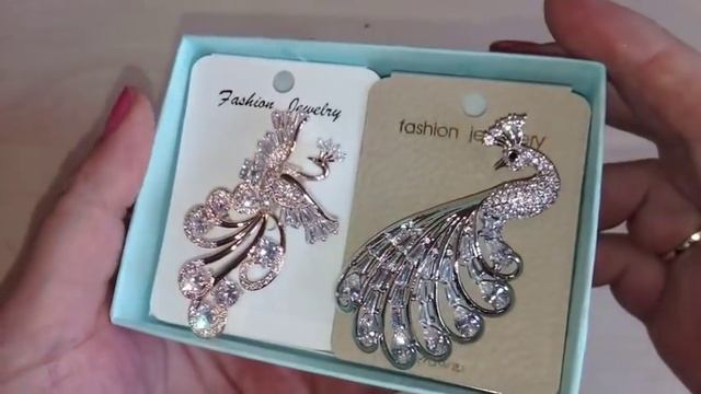 Бижутерия с Алиэкспресс#Комплекты#Броши#FARLENA#WPAITKYS Official Store смотреть онлайн