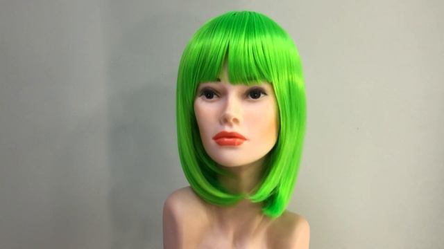 Парик каре с челкой салатовый Driada АВ 3А, 30cm смотреть онлайн