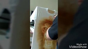рисунки на футболке Аэрография