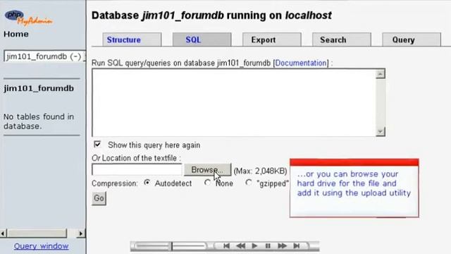 Managing a MySQL database with phpmyadmin in DirectAdmin смотреть онлайн