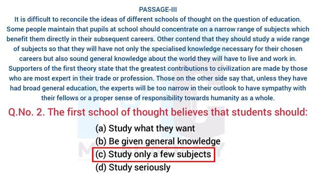 The Easiest Trick To Solve READING COMPREHENSION In Exams | Comprehension Passage-III | Urdu/Hindi