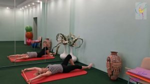 ЛФК с палкой лежа: на спине и животе, комплекс №3.