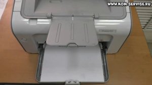 Как проверить картридж без компа на принтере НР P1002 или Canon 6000. Печать теста.