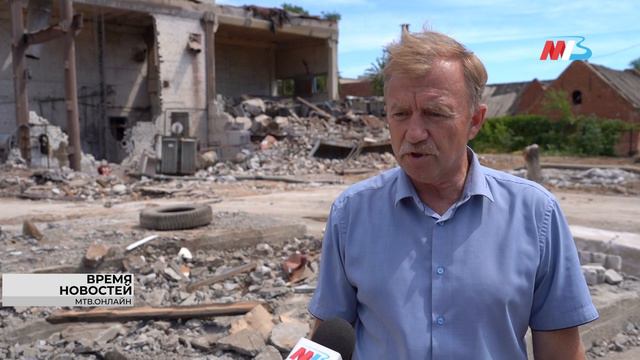 В Красноармейском районе Волгограда на территории КНС № 4 демонтировали неэксплуатируемое здание