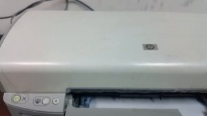HP Deskjet D4163 ضوء الورق يعمل والسبب