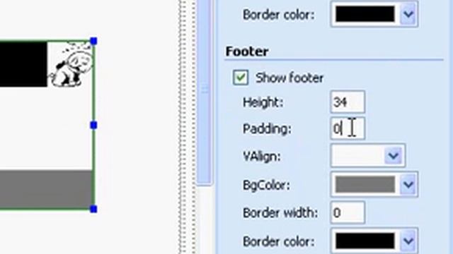Microsoft Office FrontPage 2003 Set the footer properties for a layout cell смотреть онлайн