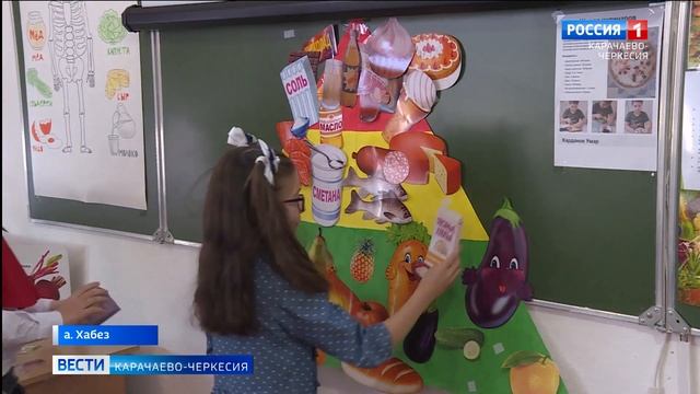 В Хабезской школе прошел открытый урок на тему здорового питания смотреть онлайн