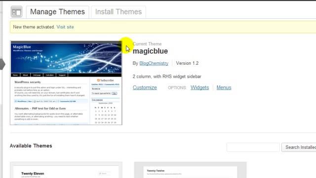 Free MLM Website: How To Install A Wordpress Theme смотреть онлайн