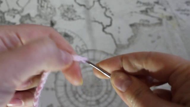 Вязание крючком для начинающих: цепочка из воздушных петель и столбики без накида смотреть онлайн