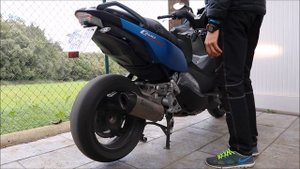 BMW C600 Sport. Akrapovic exhaust and Malossi Colectors. Nice Sound.