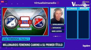 🛑⚽ Millonarios 🆚️ Independiente Medellín, Liga Femenina Dimayor 2024,  Estadio el Campin