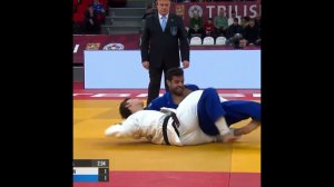 Тимур Арбузов побеждает соперника из Израиля и выходит в финал #Большойшлем #judo #tbilisi