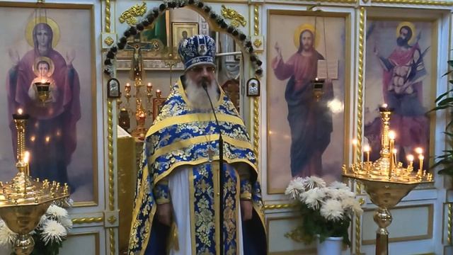 Проповедь архимандрита Амвросия на литургии в праздник Казанской иконы Божией Матери, 04.11.2021 смотреть онлайн