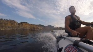 Yamaha 30 + касатка 385 спорт + ватрушка. Мурманск
