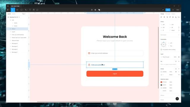 Design Login Page in Figma  UI UX Design Tutorial