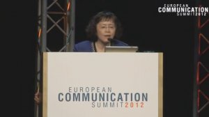 Hu Shuli at the European Communication Summit 2012