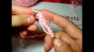 Двойная резинка спицами