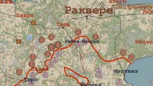 1941-й год Второй мировой в Эстонии - на карте