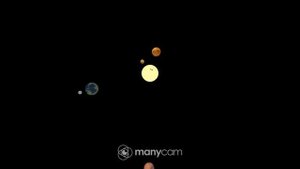 3Д модель Солнечной системы 2 Текстуры и вращение планет