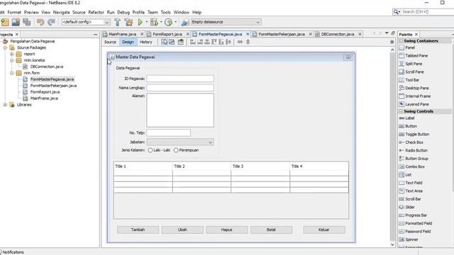 Java Neatbenas CRUD & I-Report смотреть онлайн
