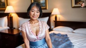 Natural Older Asian Woman Over 60 ► 1