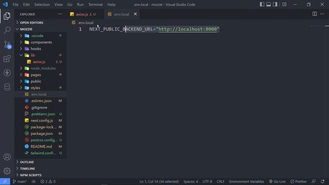 Set up Axios | Laravel REST API and Next.js #5