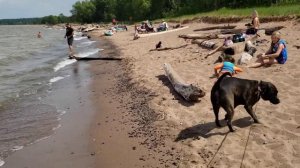 ШТАТ ВИСКОНСИН.ПЛЯЖ.WISCONSIN POINT BEACH.